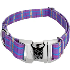 Country Brook Petz Premium Grape Plaid Dog Collar -Pet Supplies Online GUEST db8b02b0 0887 462c a9c9 1a6b8954d5e2