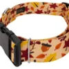 Country Brook Petz 1 1/2 Inch Deluxe Fall Foliage Dog Collar