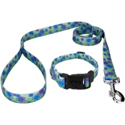 Country Brook Petz Blue April Blossoms Deluxe Dog Collar And Leash -Pet Supplies Online GUEST e045905b 11ac 41a5 b8fd 79e050e65524