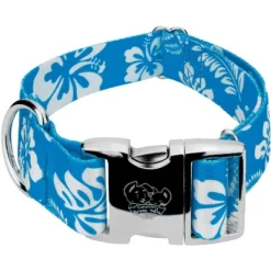 Country Brook Petz 1 1/2 Inch Premium Blue Hawaiian Dog Collar -Pet Supplies Online GUEST f1554243 d5d7 4c11 a97e 76c8905685e6