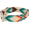 Country Brook Petz HossFit Jr Wide Premium Dog Collar - Chevron And Arrows Collection